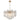 10 Light Ice Glass Chandelier | Riviera