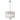 5 Light Ice Glass Chandelier | Riviera