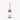 Glass Tube Brass Pendant Light | Rotterdam