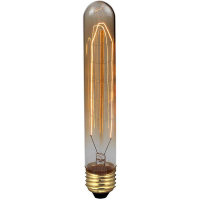 Carbon Filament Globes - Medium Tube 185mm - 25 watts - Edison Screw - (E27) - in2 Lighting Australia