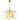 Tael Crystal Pendants - Satin Gold - 1 Light - Medium - in2 Lighting Australia