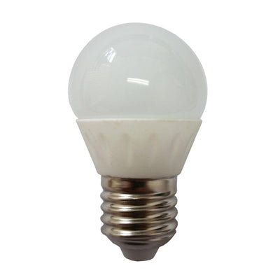 LED Globe 4Watt E27 Fancy Round Frosted Warm White 4000K - in2 Lighting Australia