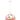 MINA 50cm White/Orange Laser Cut Metal Pendant - in2 Lighting Australia